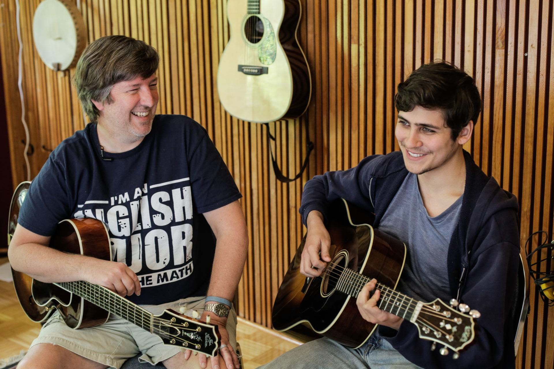 Jim Wood and Ben Ayers, in Flat Creek, TN. Photo by Dr. Bradley Hanson